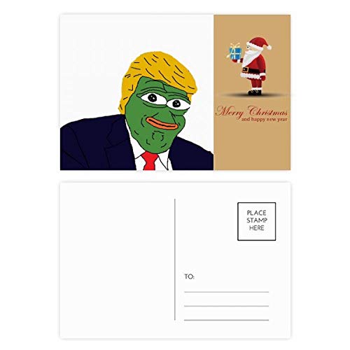 Cartes postales grenouille Trump lot de 20 cartes de correspondance humour président Amérique