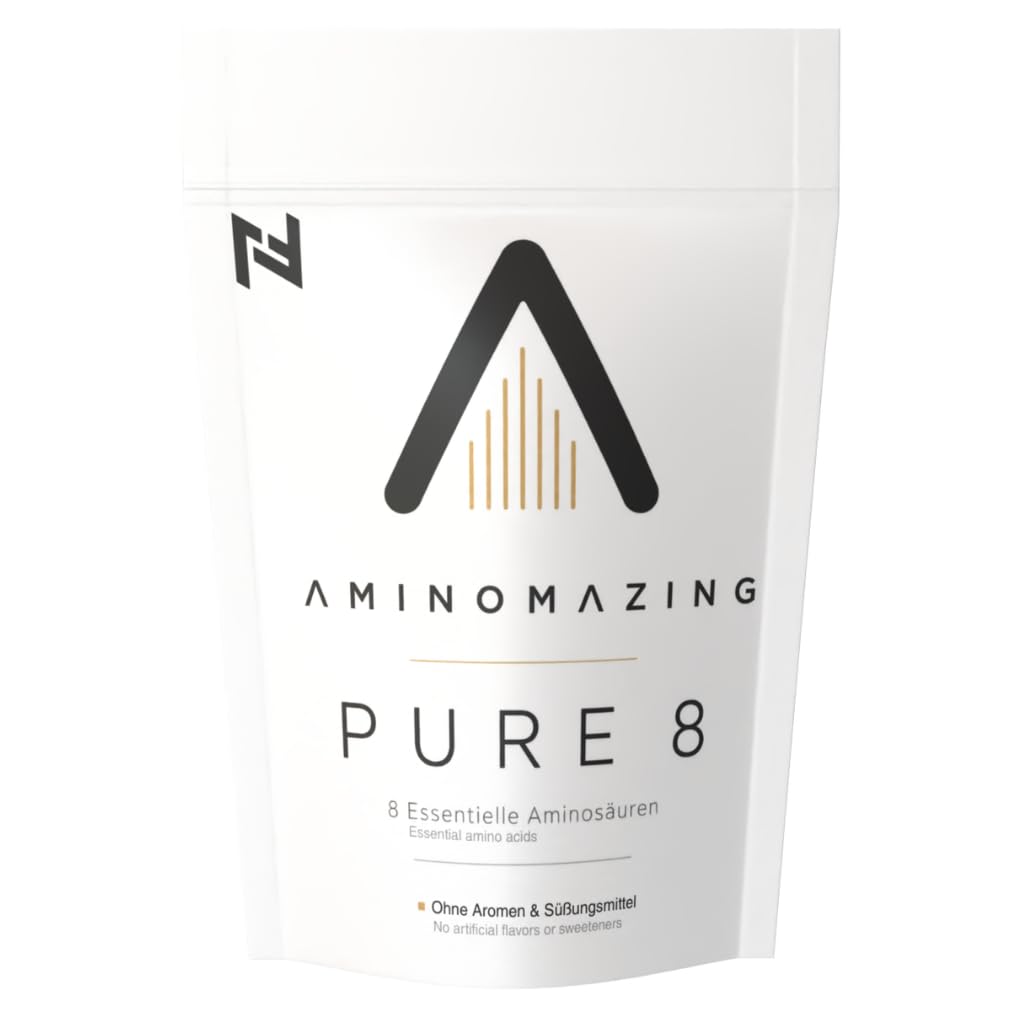 NF24 EAA Pulver 1Kg - Neutral ohne Zusatzstoffe wie Aromen und Süßungsmittel | enthält alle 8 essentiellen Aminosäuren | Aminomazing Pure 1000g Beutel