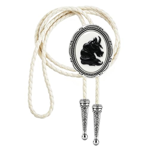 Image of Jeilwiy Bolo Tie for Men, Western Bolero Tie Cowboy Ties Native American Cowgirl Bolo Tie Accessories for Men Women
