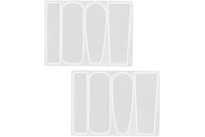 2Pcs Silicone Resin Molds for Hair Clip Making