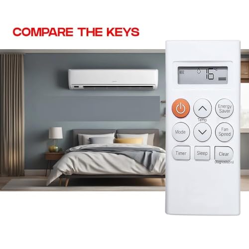 Image of BLACKSHEEP Compatible with LG AC Remote Original AKB73598009 Model 298 Suitable for Split and Window 1 | 1.5 | 2 Ton Air Conditioner - Match Remote Keys Exactly to Replicate Genuine Remote Function