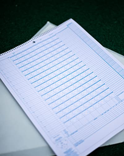 Rawlings Deluxe System-17 Baseball Scorebook, BLK, 24 Games (17SBDLX) - image 3