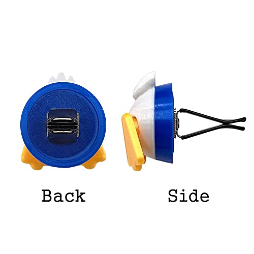 3D Om, Air Freshener Duck(Blue) For Car, Stylish Fun-3D Printing Plastic (Eco Pla), Magnet And Clip Attach To Various Objects(Car, Air-Cleaner, Fridge, Microwave, Shelf) Solution Is Not Included #TOP6