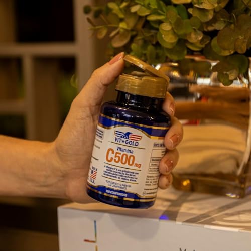 Encontraproduto.com.br - Vitamina C 500mg 100comp - Vitgold