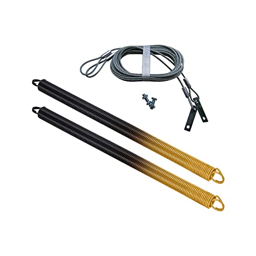 Ideal Security Garage Door Springs with Safety Cables, for 175 lb to 185 lb Doors, Gold (Pack of 2) by Ideal Security - Used condition - CA$42.32
