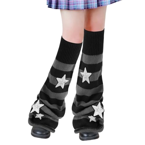 Image of Junely Leg Warmers for Women Kawaii Leg Warmer Cute Legwarmers Japanese Socks Emo Lolita Gyaru Harajuku Accessories