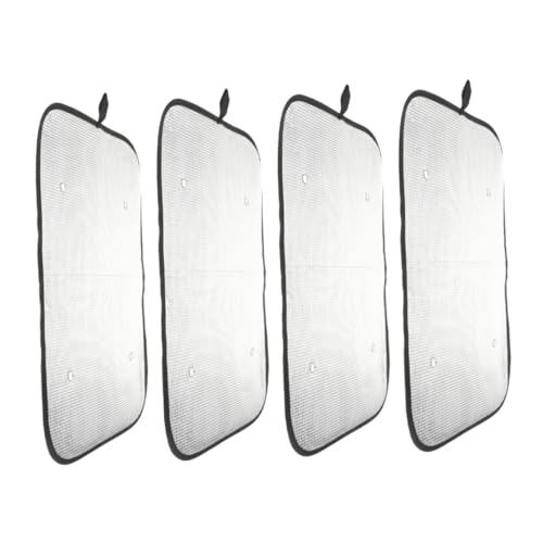 Store occultant pour porte et fenêtre de camping-car Hemobllo film aluminium | 4 pièces