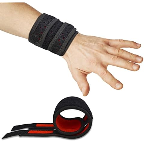 VHOPMORE Wrist Brace Carpal Tunnel, Compression Wrist Support Adjustable Hand Wrist Straps Compact Wristband for Workout Tennis Weightlifting, Tendonitis, Arthritis Pain Relief - One Size Cover