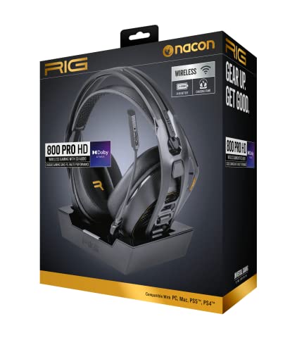 Rig 10-1338-03-Y 800 Pro Hd Wireless Gaming Headset & Multi-Function Base Station - Compatible With Pc, Mac, Ps5, Ps4 - With Dolby Atmos 3D Audio thumb #8