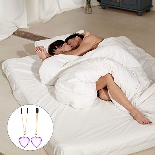 ARTIBETTER Braçadeira de Mamilo Coração Clipe de Leite Clipe de Mamilo Clipe de Clitóris Joias de Ma