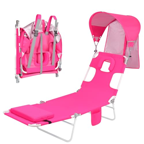 Backpack Tanning Chair with Face Hole