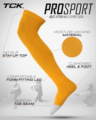 Image of Baseball Softball Over the Knee Socks Prosport | Durable Performance | Double Welt Top | Smooth Toe | Moisture Wicking