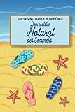  Dieses Notizbuch gehört dem coolsten Notarzt des Sommers: Notarzt Geschenk - liniertes blanko Notizbuch für Notärzte, die den Sommer lieben