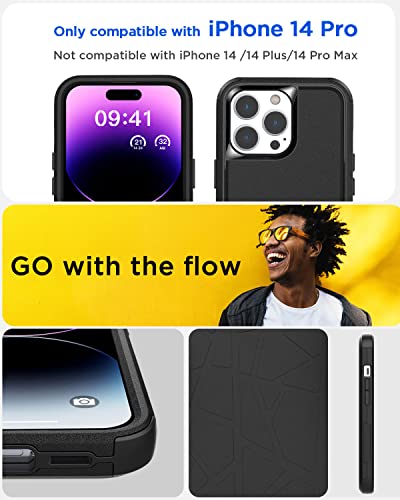 Aicase Iphone 14 Pro (6.1") Heavy Duty 3-Layer Military Grade Protection, Rugged Shock/Drop/Dust-Proof Phone Cover #TOP1