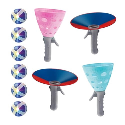 Juego de lanzar y atrapar pelotas para tardes de camping familiar al aire libre
