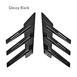 2PCS Car Rear Windshield Side Spoiler, Compatible with Audi A5 S5 RS5 B9 B8 B8.5, Rear Wing Trim Side Vents Window Louvers Exterior,1-Glossy Black - Image 2