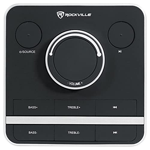 Image of Rockville ONE-Tower BG All-in-One Bluetooth Speaker System+HDMI /Optical /RCA | All-In-One System, USB Playback, 200W Peak, 60W RMS, Remote, Adjustable Bass /Treble, Class D Amp, Digital Display, Home Use