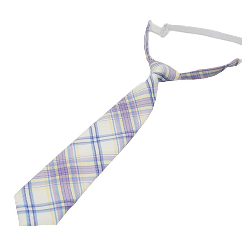 Beautifulfashionlife13Inch Tartan Tie Unisex Boys and Girl's PreTied Adjustable Neckties Plaid School Uniform Party Ties