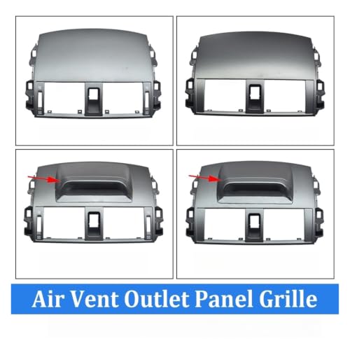 Rejilla de ventilación central para Corolla y Altis 2007-2013, panel de aire Single Framework B 2