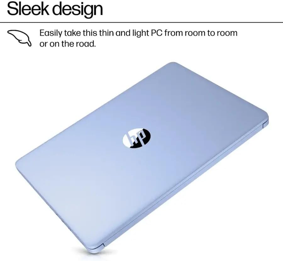 HP Stream 14 Student Business Laptop, Microsoft Office 365, Copilot AI, 1TB Cloud Storage, Intel N150 Processor(Quad-core), 8GB RAM, 128GB UFS, Blue, Windows 11 Home, with 5ave Kit - 3