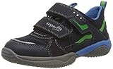 Leichte flexible Laufsohle Superfit Jungen STORM Sneaker, BLAU/GRÜN 8010, 35 EU