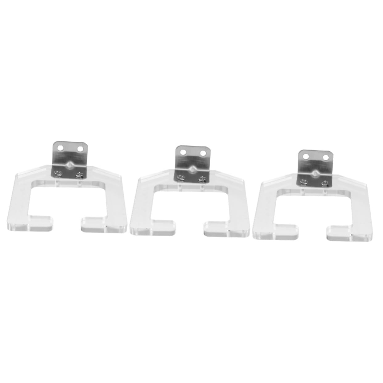 Cabilock 3 Pezzi Supporto Per Asciugacapelli Compatibile Con Piastra Per Supporto Da Parete Robusto Ripiano Per Asciugacapelli in Acrilico