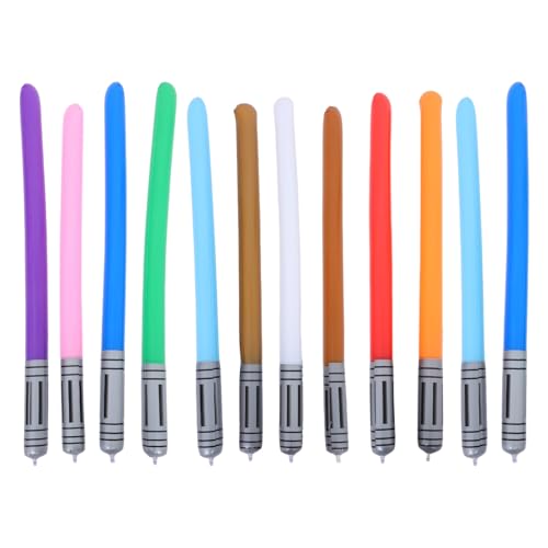 iplusmile 12 Piezas Inflables para Varitas Luminosas de Fiesta Juguetes Hinchables Resistente y Seguros Rellenos de Bolsas para Cumpleaños y Festivales