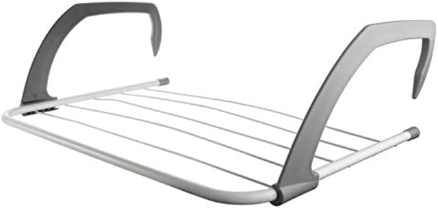 Addis Radiator Airer With Adjustable Brackets in White