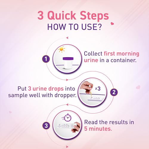 Prega News Test Kit | One Step Urine HCG Pregnancy Test Kit Device | 99% Accurate Results in 5 Mins | Pack of 3 Kits| India’s No 1 Pregnancy Kit - Image 4