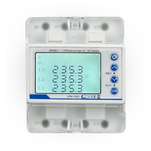 Compteur photovoltaïque 3P 4W et disjoncteur intelligent triphasé pour installation solaire