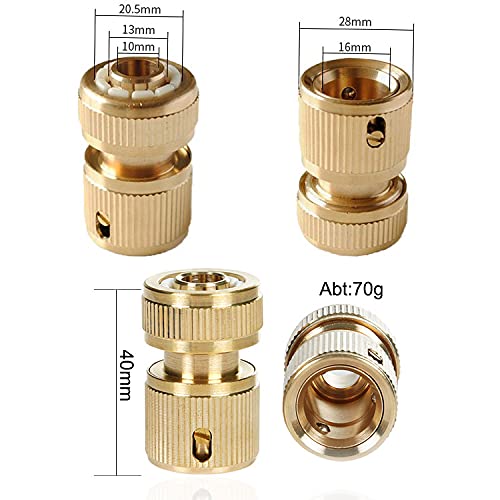 Confezione Da 2 Connettori Per Tubo Da Giardino - Connettore Per Tubo Da Giardino 12 Connettore Per Tubo G12 Filettatura Esterna Per Rubinetto Adattatore Per Tubo Da Giardino Plastica Abs 87451670