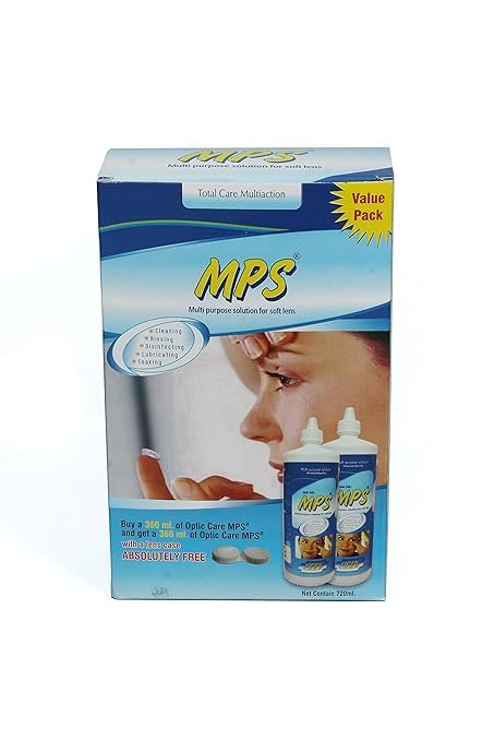 MD Style MPS Multi purpose Contact Lens Solution Combo Pack with Free Lens Case & Lens Holder - 360 + 360 ML (B0993Q9FGH) Amazon Price History, Amazon Price Tracker