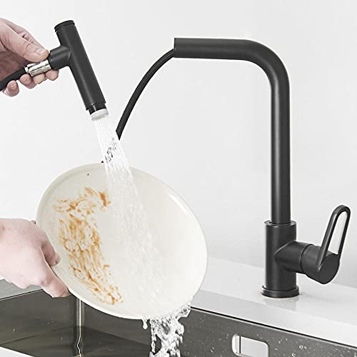 Robinet de cuisine haut de gamme en chrome avec jet aérosol