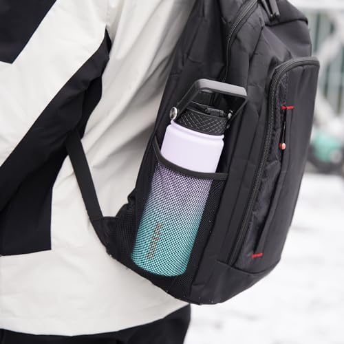 Image of BJPKPK 2 Pack 22oz Insulated Water Bottles with Straw Lids, Stainless Steel