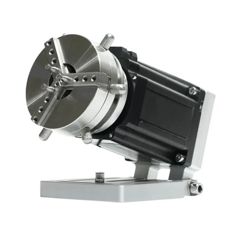 ComMarker Cabezal giratorio con eje de 69 mm (2,71 pulgadas), dispositivo giratorio para grabado de joyas, accesorio giratorio para máquina de marcado de fibra (D69M)