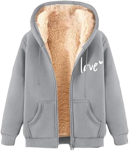 Women's Full Zip Fleece Hoodie: Thumbholes