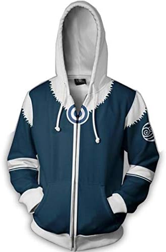 Hot Anime Avatar The Last Airbender Katara Cosplay Costume Hoodie Jacket