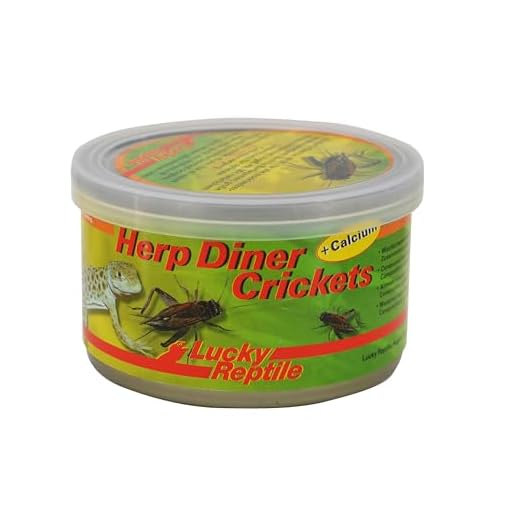 Lucky Reptile Herp Diner - Crickets groß 35 g, gekochte Insekten für insektenfressende Heimtiere