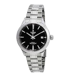 Tudor Style 12510 Black Dial Diamond Men's Watch