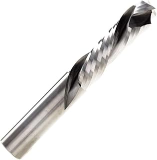 Rennie Tools - 1/2" Cutting Diameter x 50mm Flute Solid Carbide 2 Flute Up Down Cut Compression Spiral Router Bit Cutter CNC End Mill For Plywood, MDF, Hardwood, Oak, Corian, Laminates Imperial