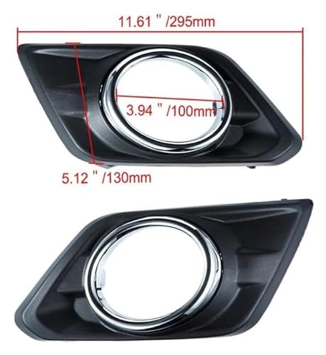 Bisel y cubierta faros antiniebla delantera derecha para Nissan X-Trail 2