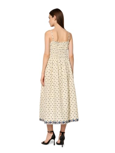 Image of ONLY Women's Floral Print Fit & Flare Midi Dress