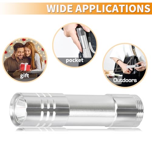 Hilngav S13-6SE 6 Pack Led Aluminum Small Mini Usb C Rechargeable Flashlights thumb #3