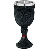 alikiki Medieval Dark-Night Dragon Goblet - Dungeons & Dragons Gifts Game Ideas of Thrones Merchandi