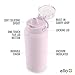 Ello Cooper Vacuum Insulated Stainless Steel Water Bottle with Soft Straw and Carry Loop, Double Walled, Leak Proof, Cashmere Pink, 32oz