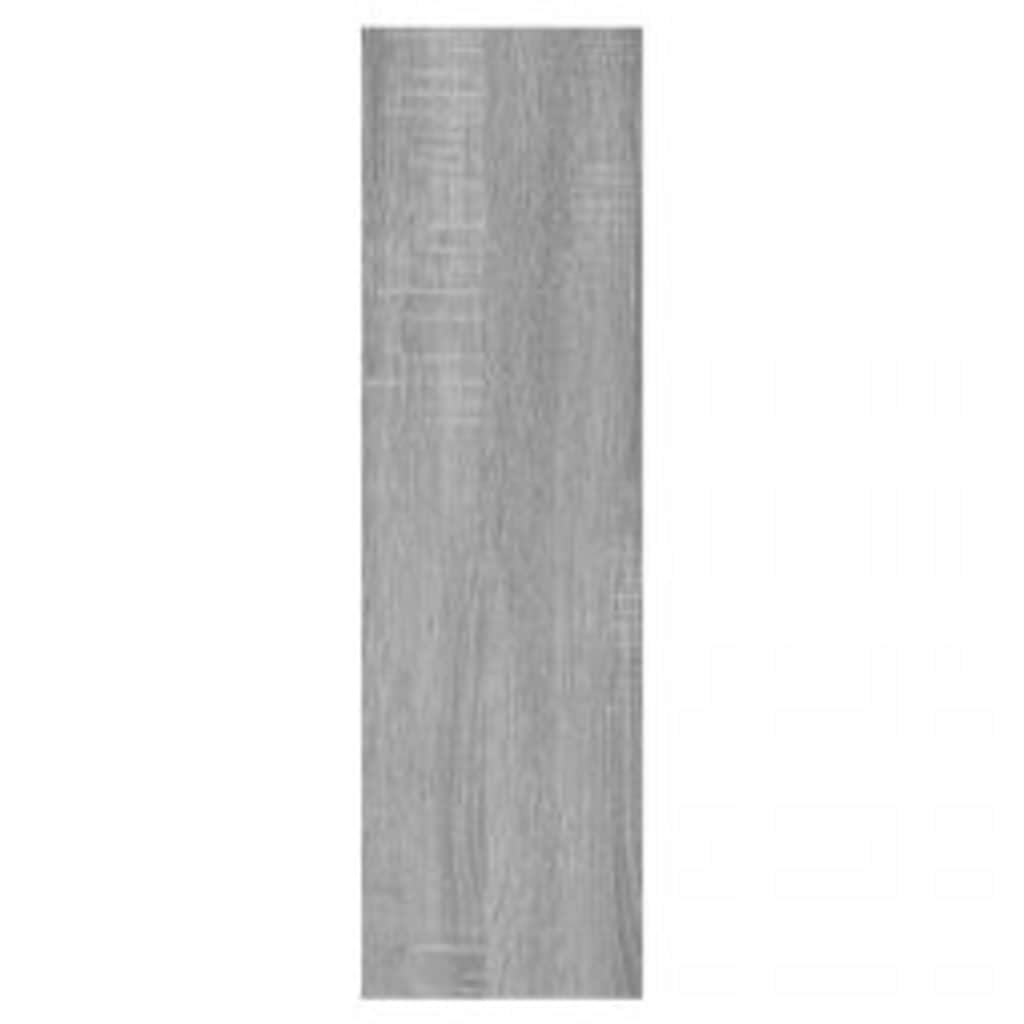 Étagère murale gris sonoma 75 x 16 x 55 cm en bois multicouche