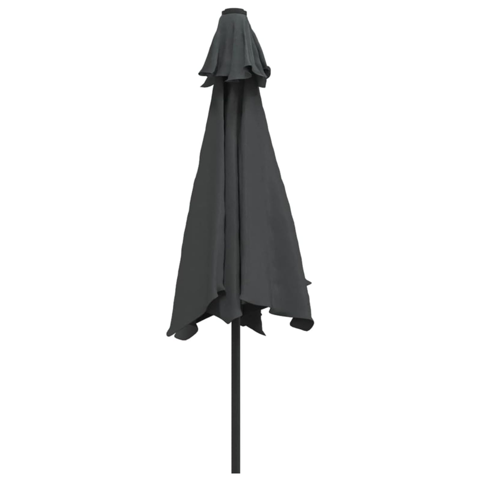 Homgoday Sombrilla de jardín con Palo de Metal Antracita 300 cm Sombrilla de Jardín,Protección UV Sombrilla Jardín Grande Orientable Jardín Parasol Balcón