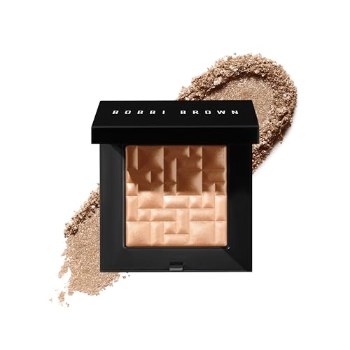 Bobbi Brown Highlighting Powder | Pearl-Infused Highlighter Makeup for Luminous Cheeks and Eyes with Gel-Powder Hybrid Technology | Natural Glow Radiance Booster, Bronze Glow #2, 0.28 Ounce