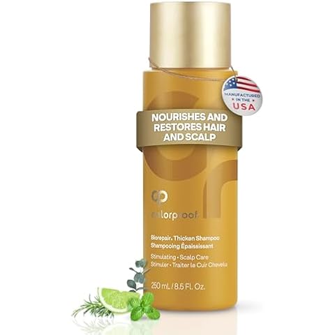 ColorProof Biorepair Thicken Shampoo for Color Treated Hair 8.5 Fl. Oz. Thickening Shampoo for Fine Hair w/Fresh Lime, Eucalyptus, Mint Leaf & Rosemary Scent Cover