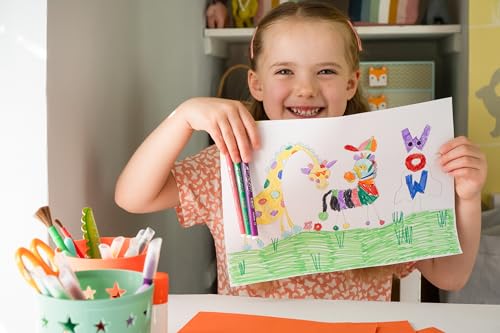 BIC Kids Kid Couleur Filzstifte, 36 Farben, Wasserlöslich, Mittlere Spitze, Ab 5 Jahren